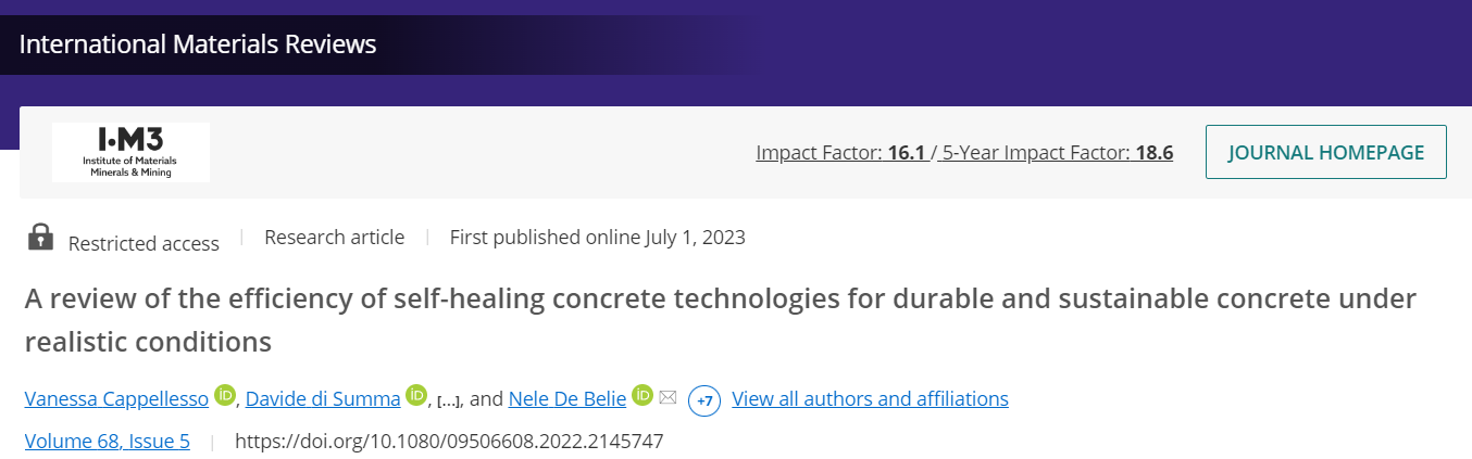 A review of the efficiency of self-healing concrete technologies for durable and sustainable concrete under realistic conditions