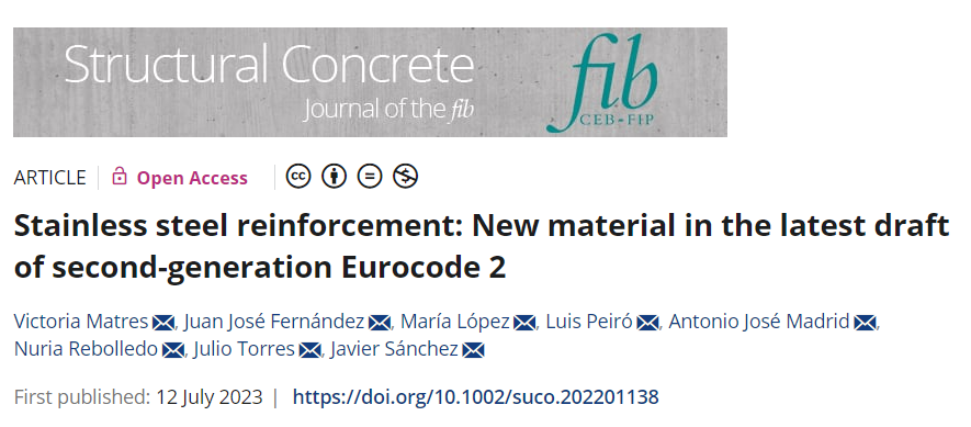 Stainless steel reinforcement: New material in the latest draft of second-generation Eurocode 2
