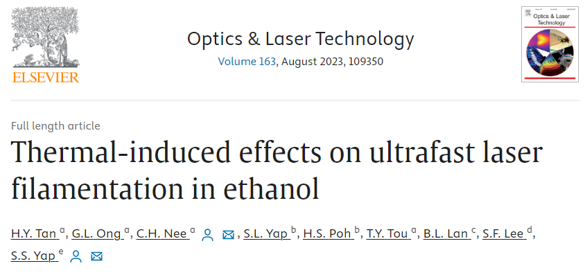 Thermal-induced effects on ultrafast laser filamentation in ethanol