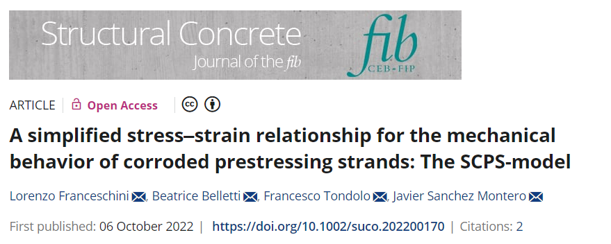 A simplified stress–strain relationship for the mechanical behavior of corroded prestressing strands: The SCPS-model